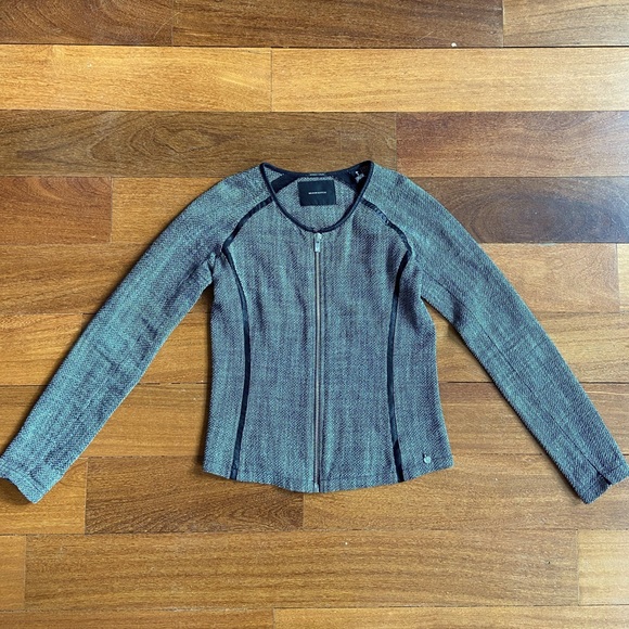 Scotch & Soda Tweed Zipper Lightweight Jacket, Size 1 - Picture 1 of 11